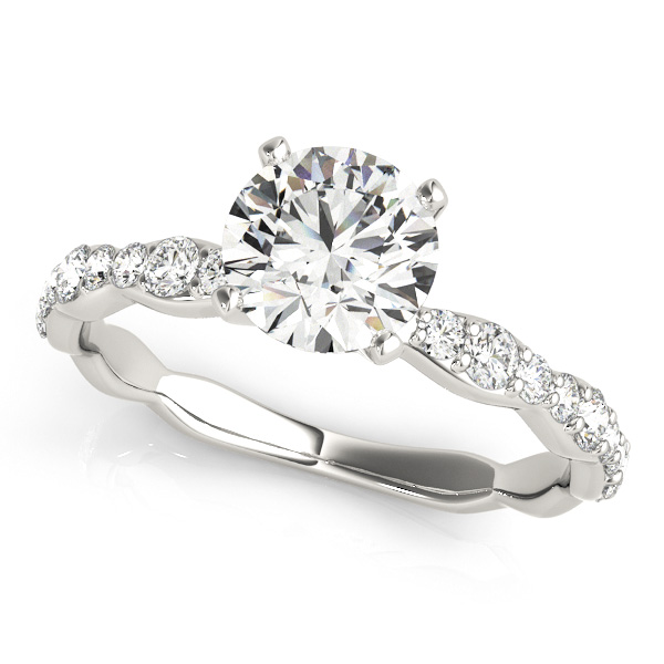 Diamond Accented Engagement Ring