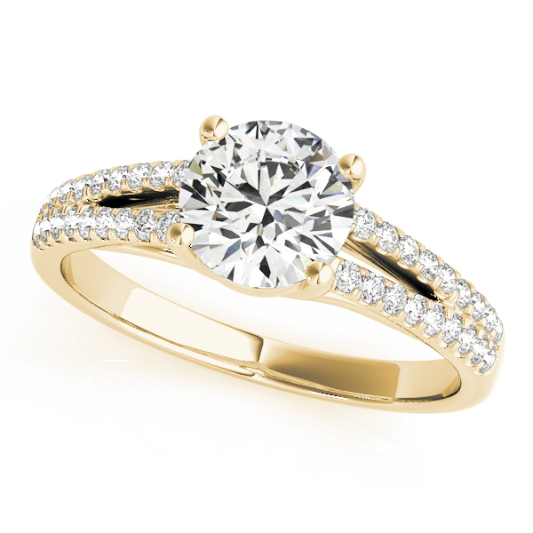 The Meredith Solitaire Engagement Ring, front view