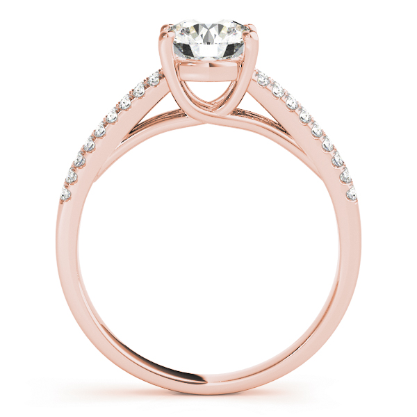 The Meredith Solitaire Engagement Ring, side view