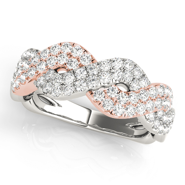 Multirow Twisted Wedding Bands