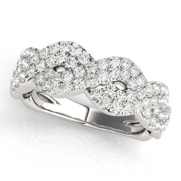 Multirow Twisted Wedding Bands