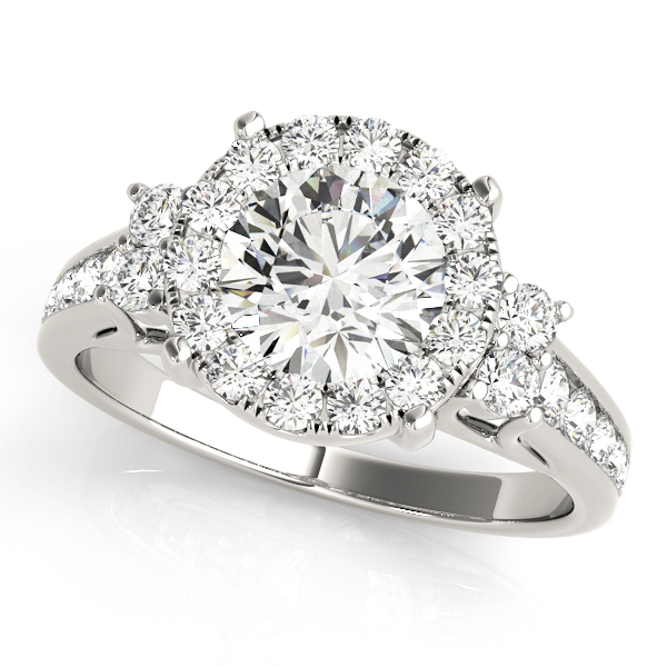 ROUND HALO ENGAGEMENT RING