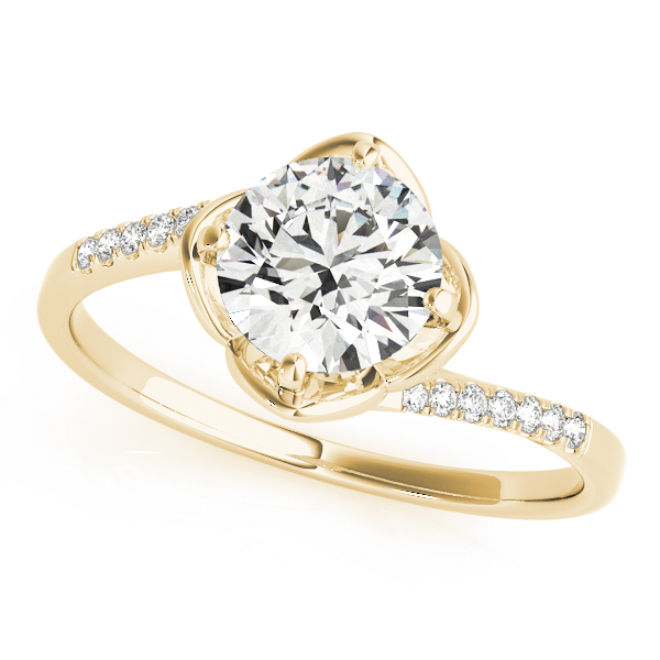 Tulip Bypass Engagement Rings