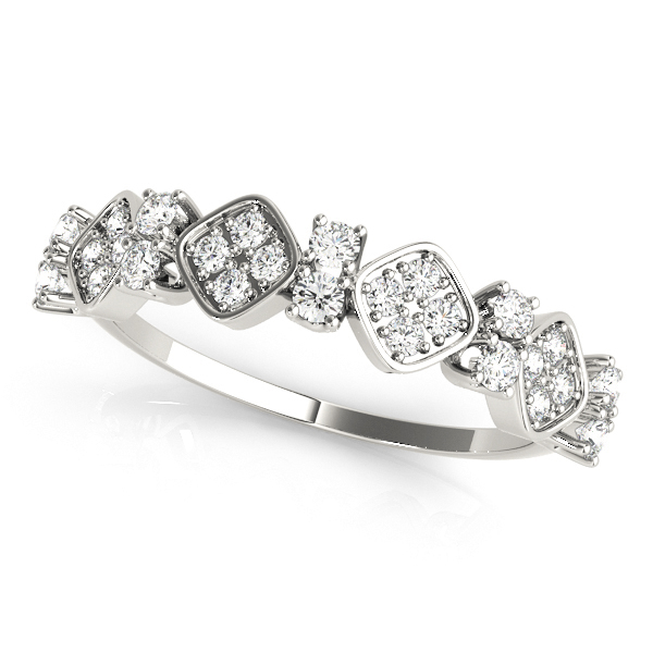 Prong Set Stackable Wedding Bands