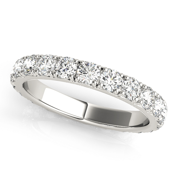 French-Cut Eternity Wedding Band