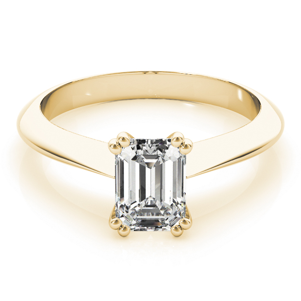 The Isabella Solitaire Engagement Ring, set view