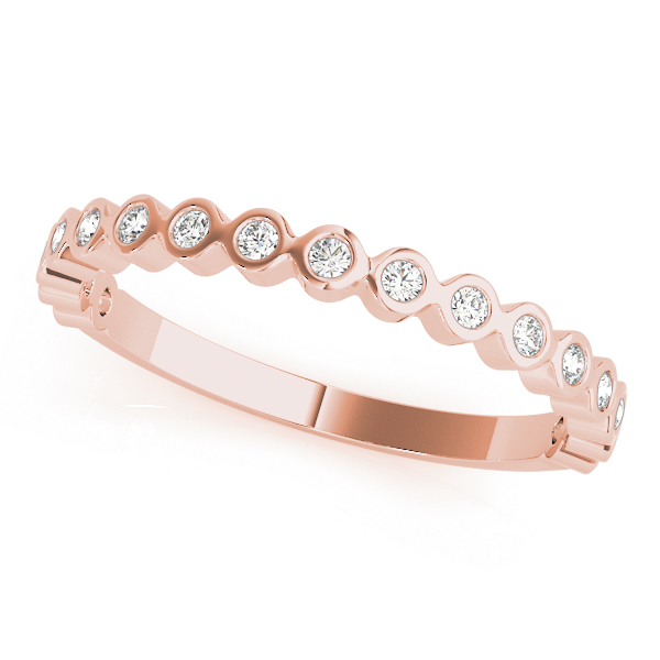 Stackable Bezel Set Band