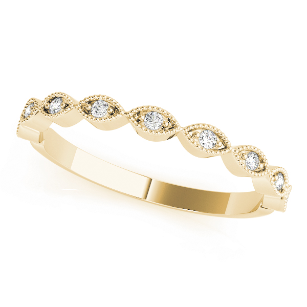 Marquise Shaped Stackable Band