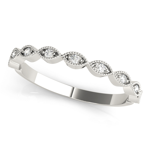 Marquise Shaped Stackable Band