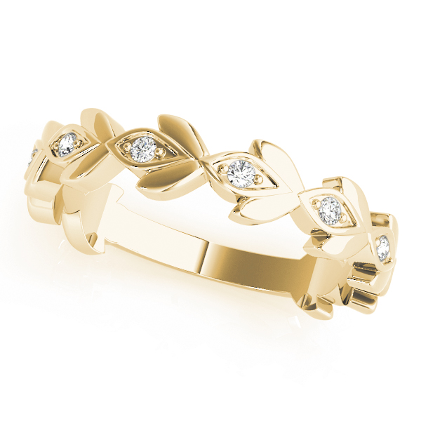 Nature Inspired Floral Shape Stackable Ring