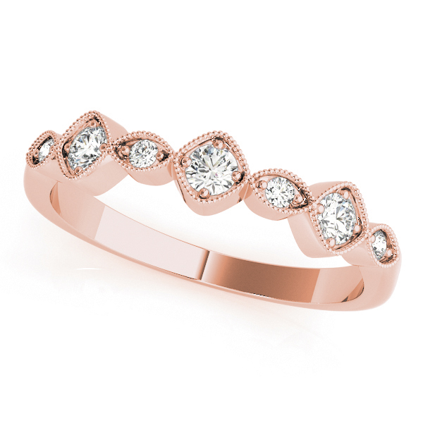 Vintage Milgrain Stackable Band