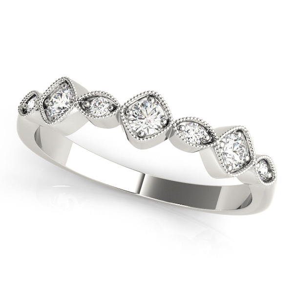 Vintage Milgrain Stackable Band