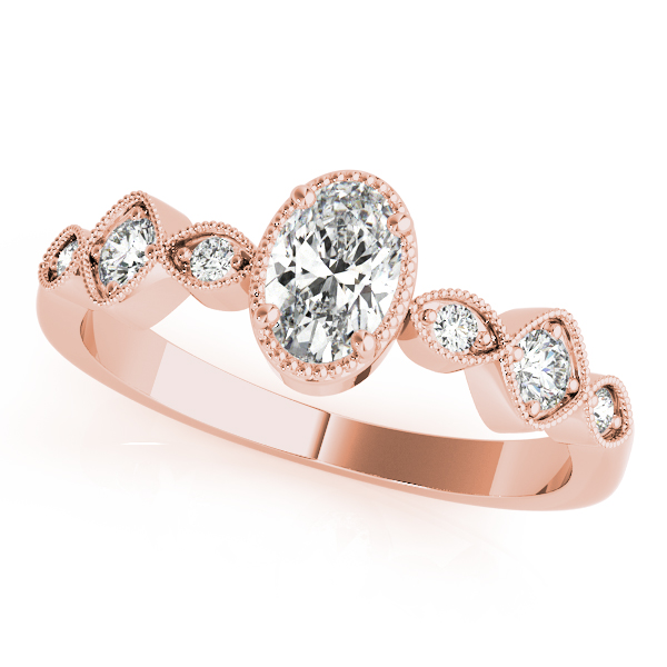 The Imogen Vintage Engagement Ring, front view