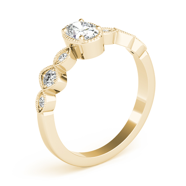 The Imogen Vintage Engagement Ring, angled view