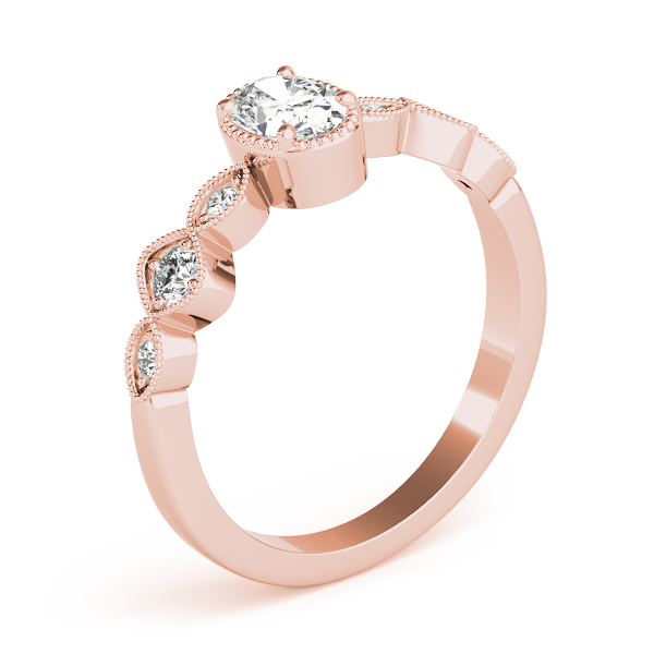 The Imogen Vintage Engagement Ring, angled view