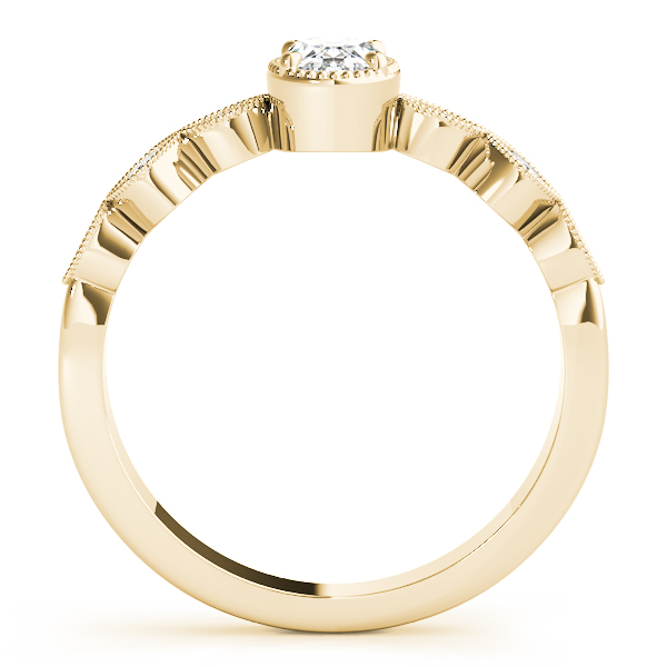 The Imogen Vintage Engagement Ring, side view