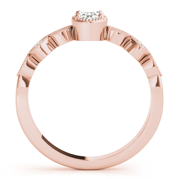 The Imogen Vintage Engagement Ring, side view