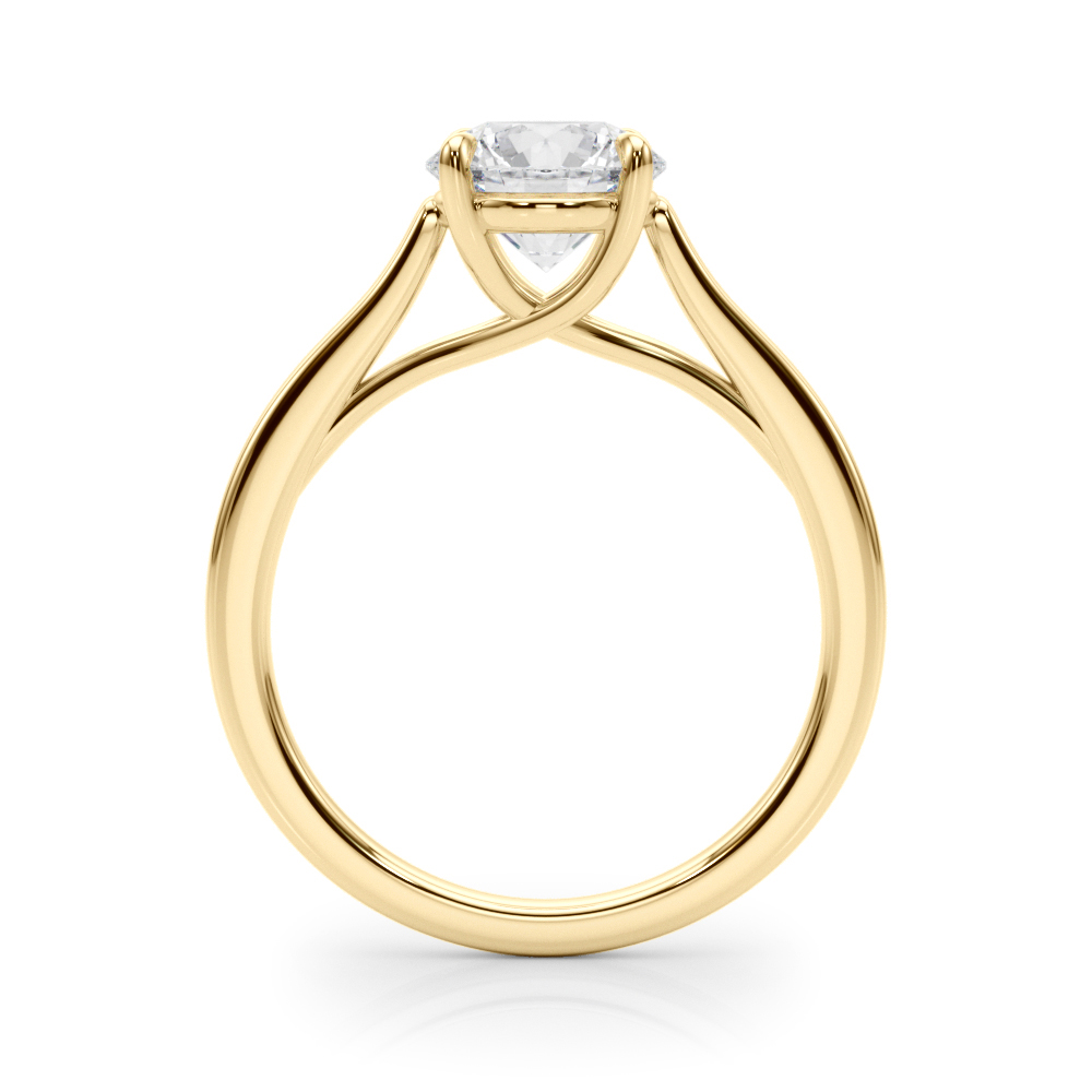 The Felicity Solitaire Engagement Ring, side view