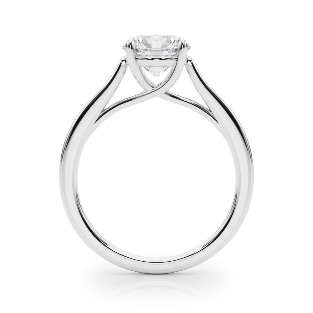 The Felicity Solitaire Engagement Ring, side view