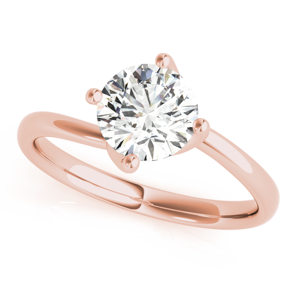 The Emilia Solitaire Engagement Ring, front view