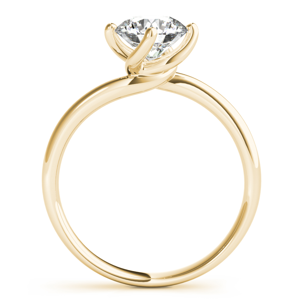 The Emilia Solitaire Engagement Ring, side view