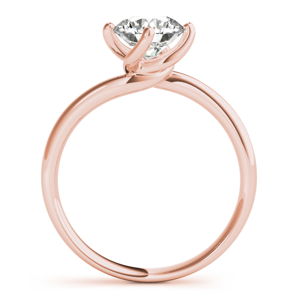 The Emilia Solitaire Engagement Ring, side view