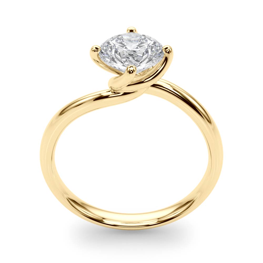 The Emilia Solitaire Engagement Ring, upright view