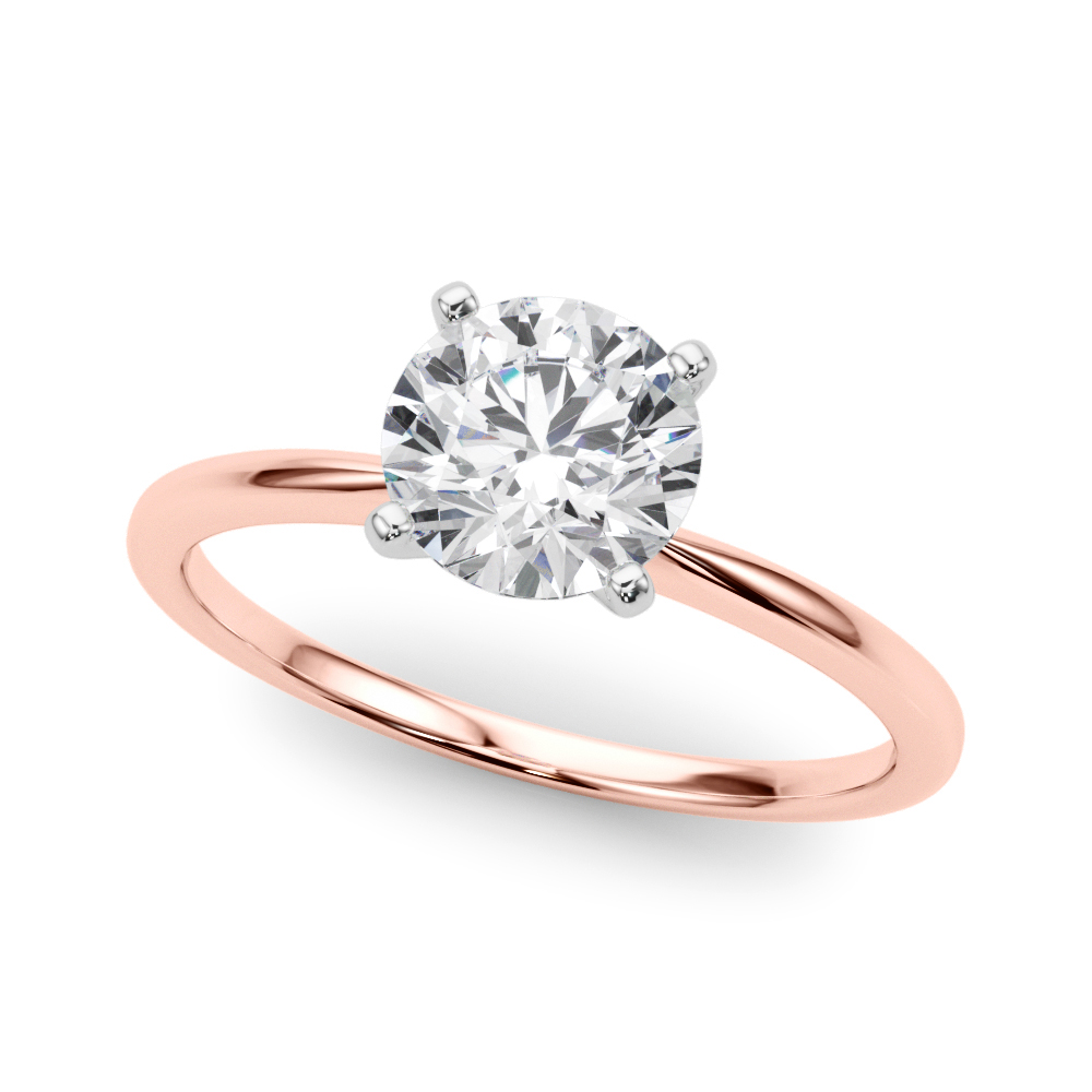 The Livia Solitaire Engagement Ring, front view