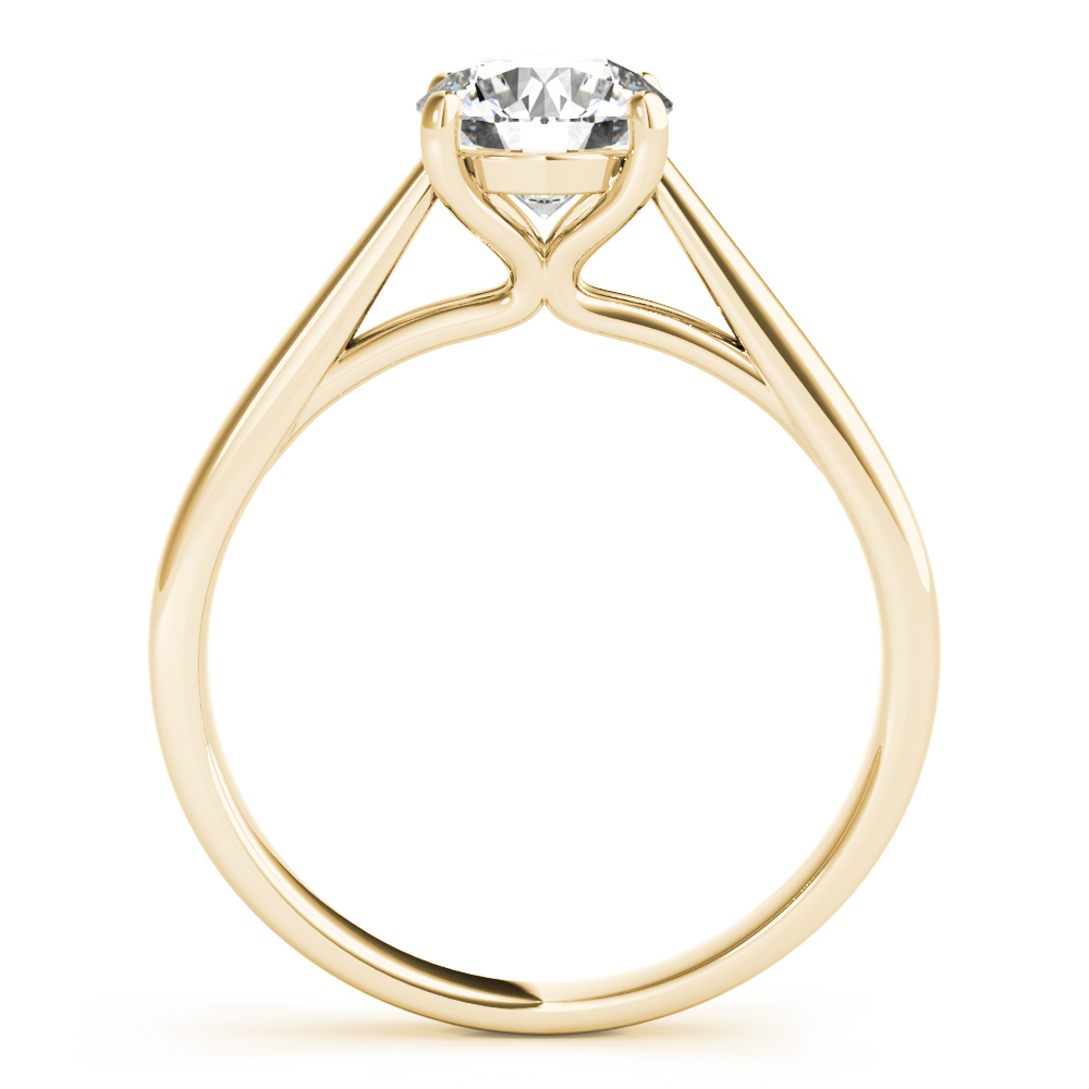 The Catalina Solitaire Engagement Ring, side view