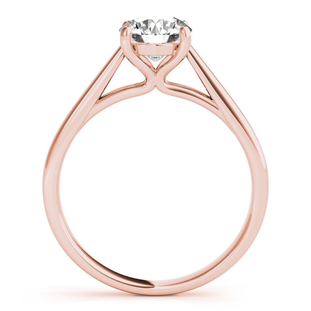 The Catalina Solitaire Engagement Ring, side view