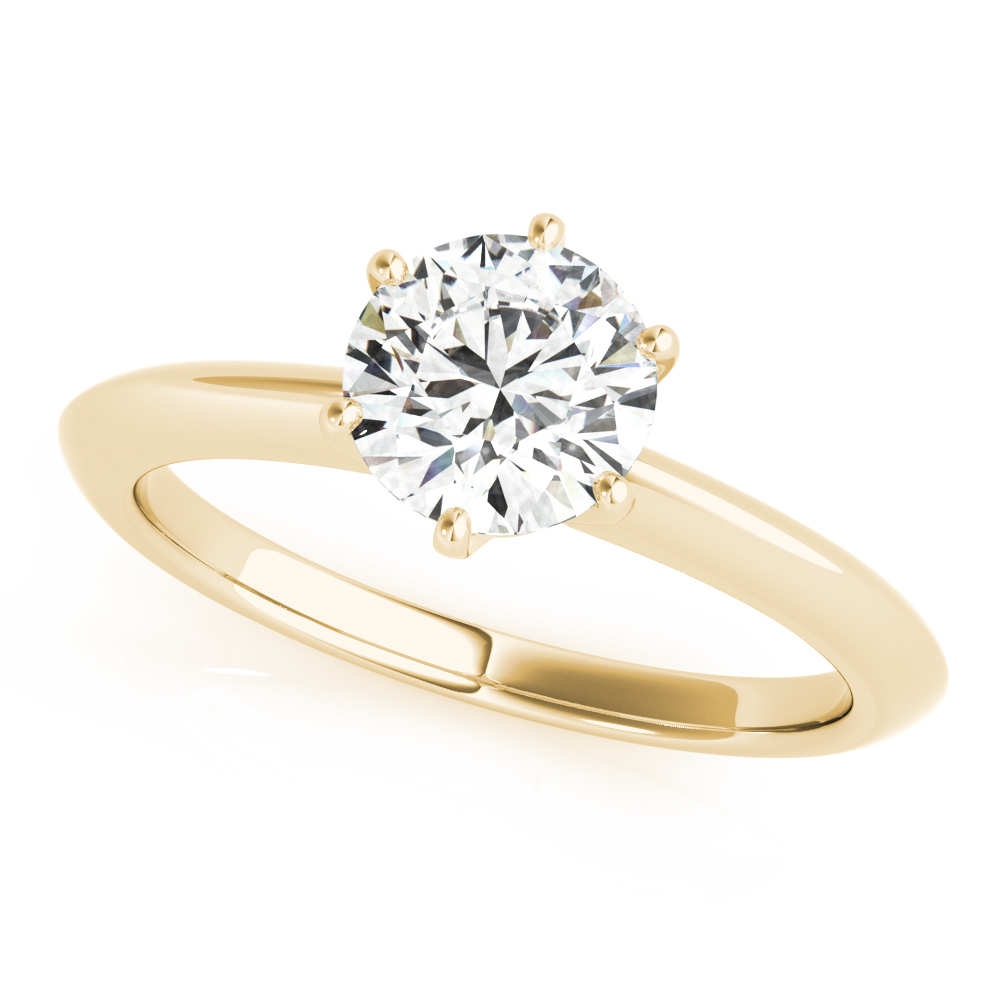 6-Prong Round Solitaire Engagement Ring