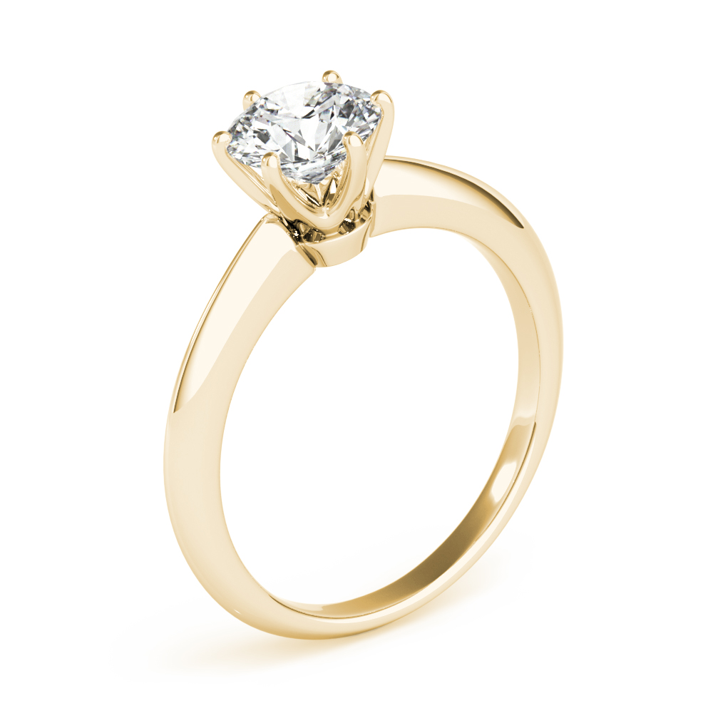 The Imogen Solitaire Engagement Ring, angled view