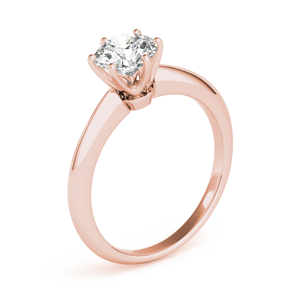 The Imogen Solitaire Engagement Ring, angled view