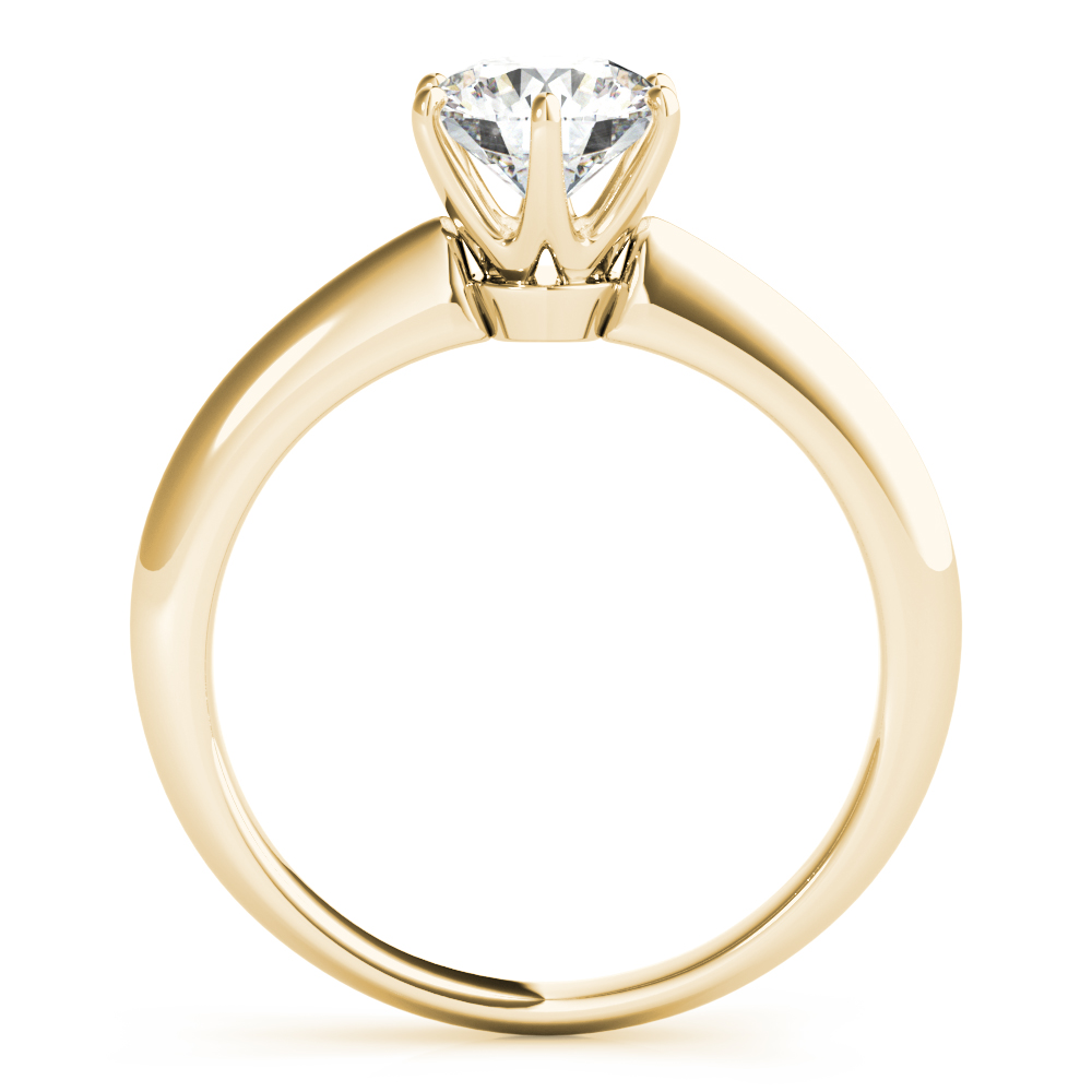 The Imogen Solitaire Engagement Ring, side view