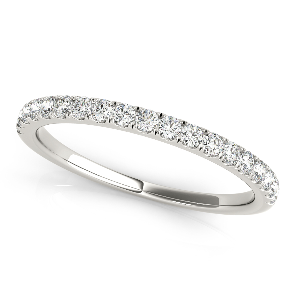 Split Prong Wedding Band