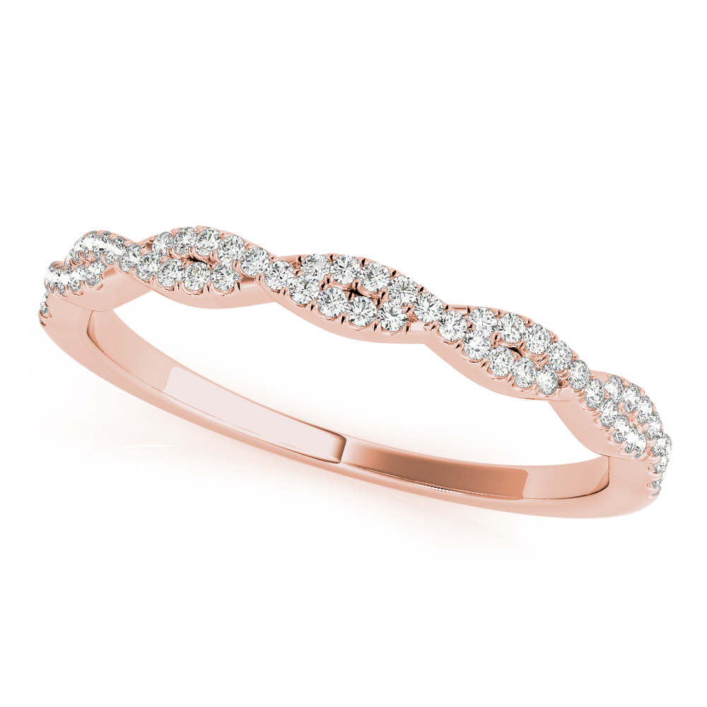 Twisted Stackable Wedding Band