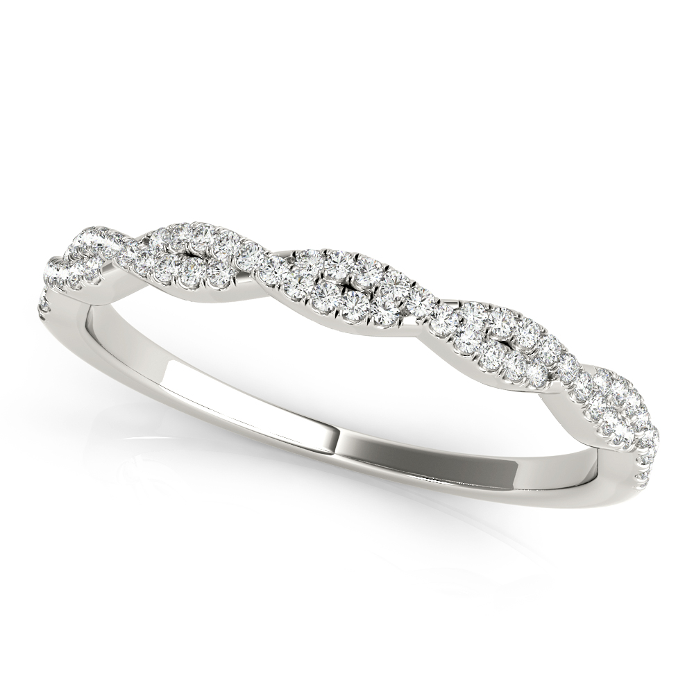 Twisted Stackable Wedding Band