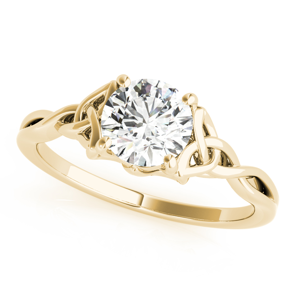 The Eliza Solitaire Engagement Ring, front view