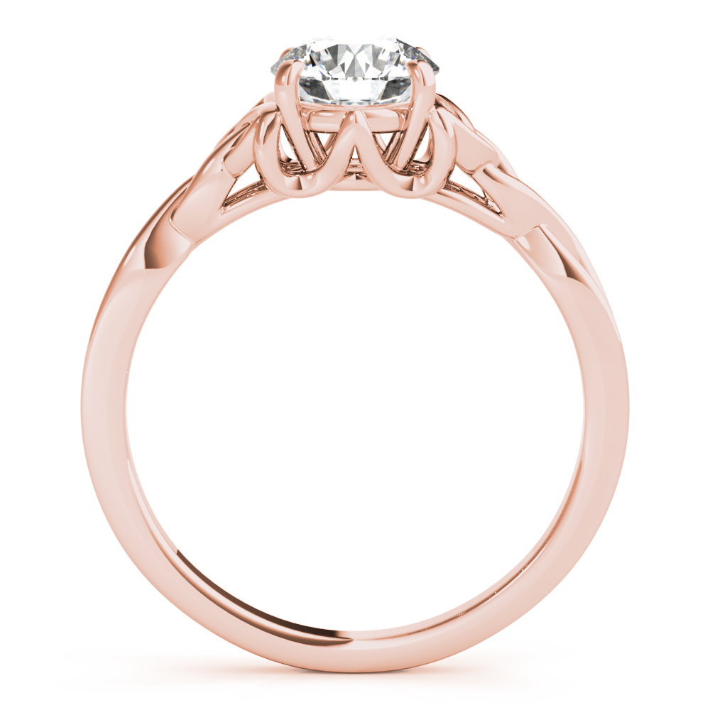 The Eliza Solitaire Engagement Ring, side view
