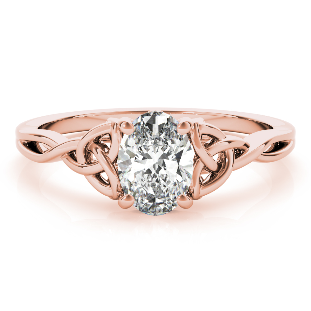 The Natalia Solitaire Engagement Ring, set view