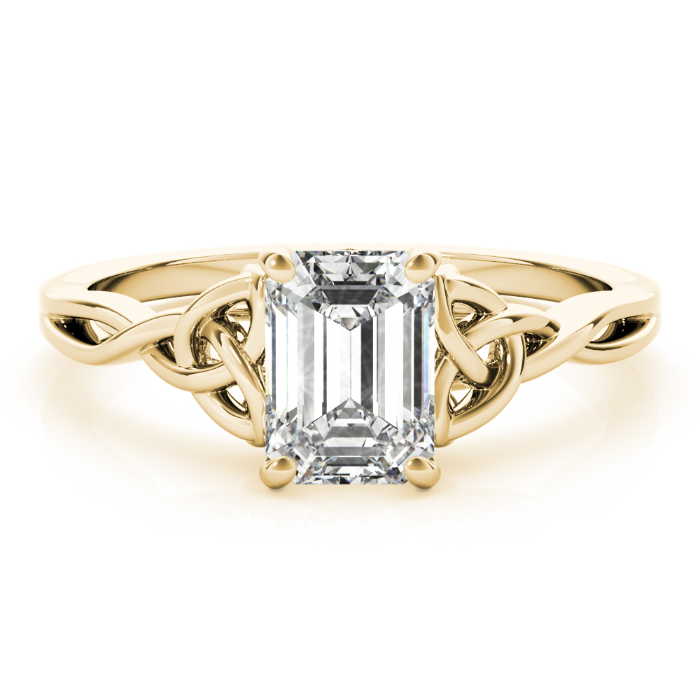 The Cecilia Solitaire Engagement Ring, set view