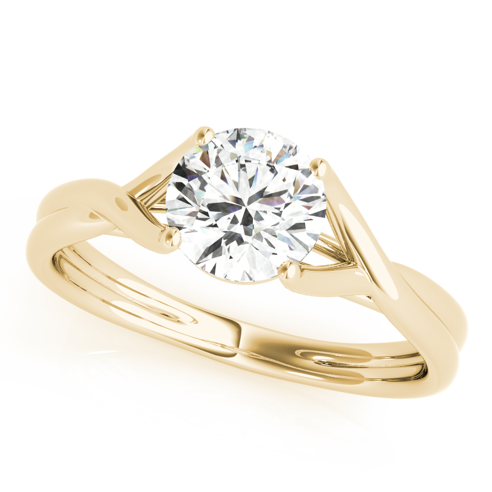 The Clementine Solitaire Engagement Ring, front view