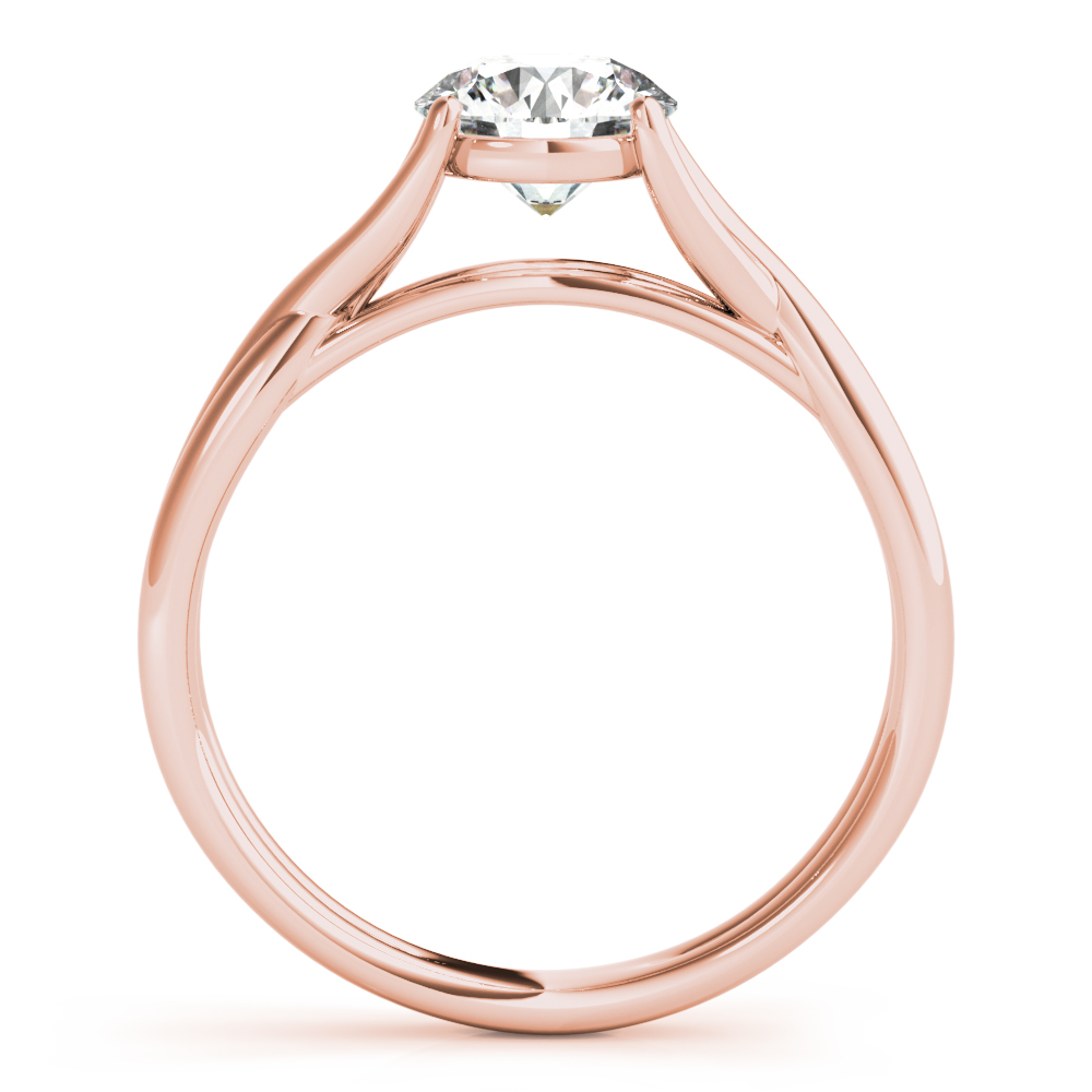 The Clementine Solitaire Engagement Ring, side view