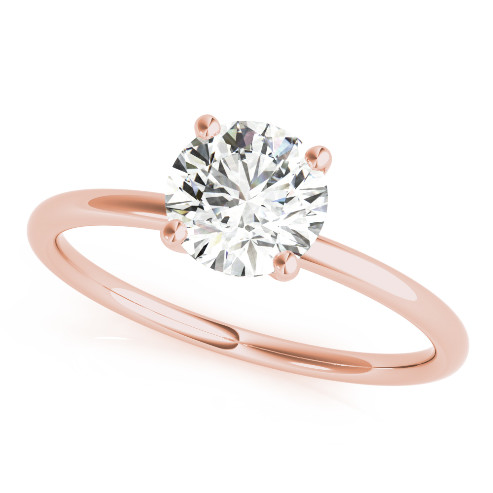 The Iris Solitaire Engagement Ring, front view