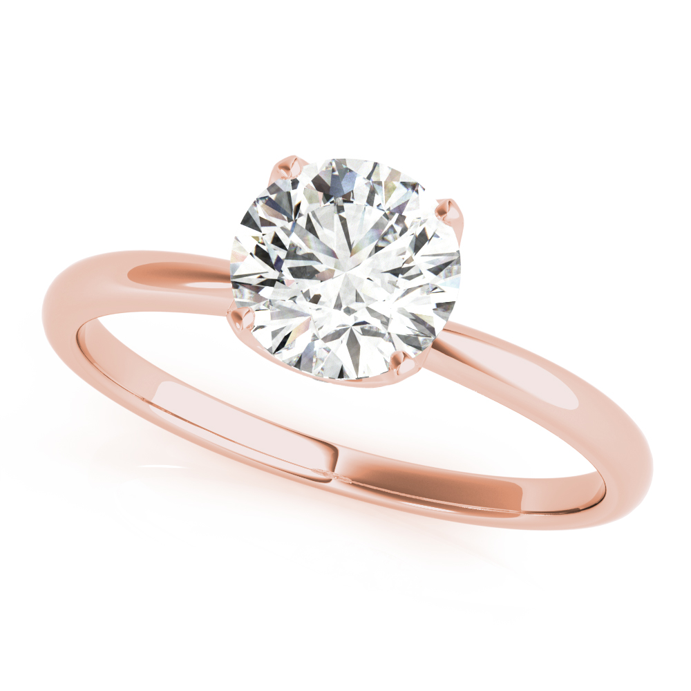 The Annabelle Solitaire Engagement Ring, front view