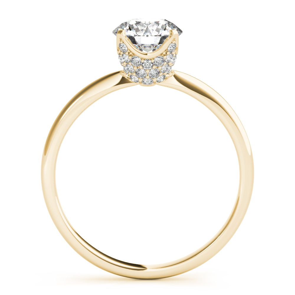 The Annabelle Solitaire Engagement Ring, side view