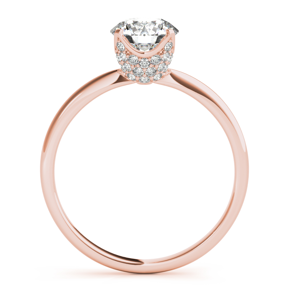 The Annabelle Solitaire Engagement Ring, side view