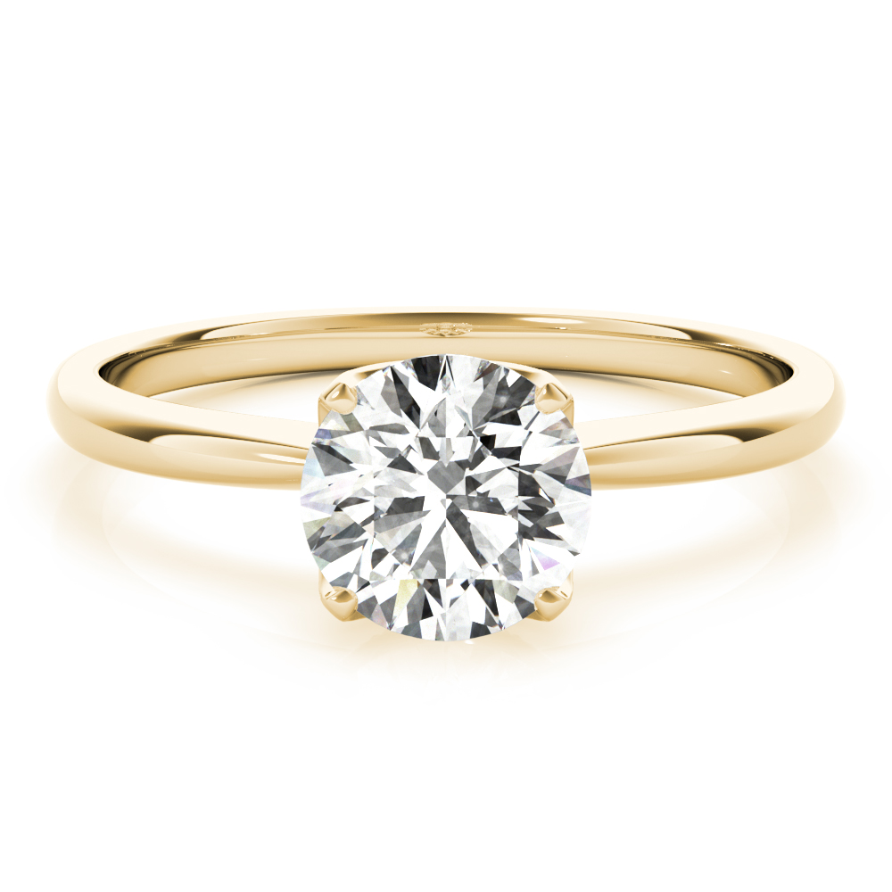 The Annabelle Solitaire Engagement Ring, upright view