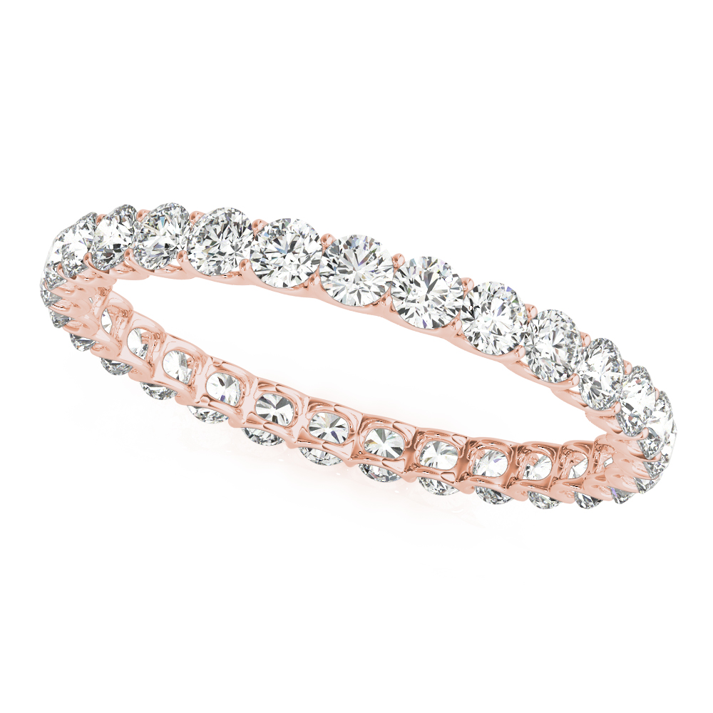 U-Prong Eternity Wedding Band