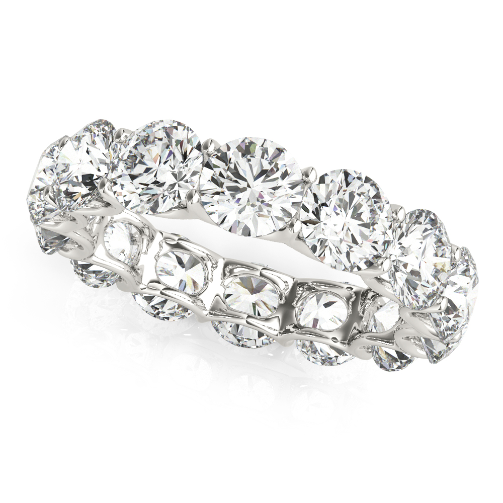 U-Prong Eternity Wedding Band